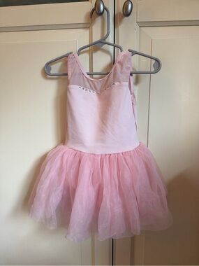 Girls' Pink Tulle Ballet Costume Dress